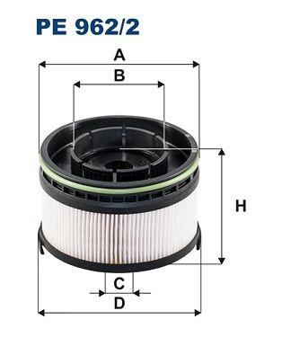 Bränslefilter - Bränslefilter FILTRON PE 962/2