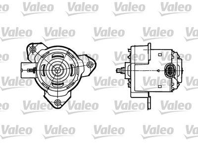 Elmotor, kylfläkt - Elmotor, kylarfläkt VALEO 698302