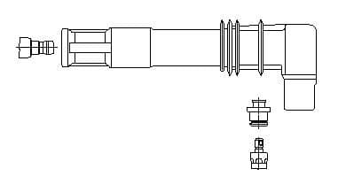 Kontaktdon, tändstift - Kontakt, tändstift BREMI 13309A5