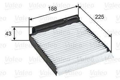 Pollenfilter - Filter, kupéventilation VALEO 698753