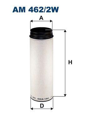 Sekundärt luftfilter/Kupéfilter - Sekundärluftfilter FILTRON AM 462/2W