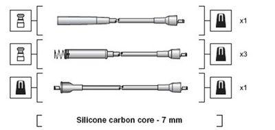 Tändkabel - Tändkabelsats MAGNETI MARELLI 941318111224