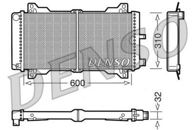 Kylare - Kylare, motorkylning DENSO DRM10014