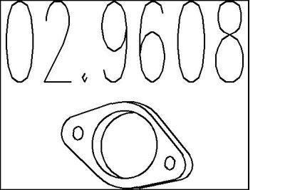 Packning, avgassystem - Packning, avgasrör MTS 02.9608
