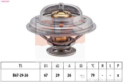 Oljetermostat - Termiostat, oljekylning EPS 1.880.638S