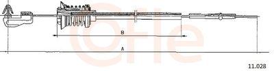 Spjällkabel - Gasvajer COFLE 92.11.028