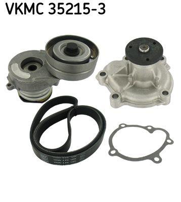 Vattenpump + serpentinremsats - Vattenpump + spårremssats SKF VKMC 35215-3