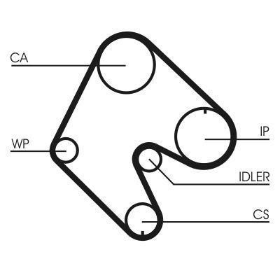 Vattenpump + kamremssats - Vattenpump + kuggremssats CONTINENTAL CTAM CT540WP1