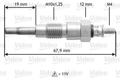 Glödstift - Glödstift VALEO 345203