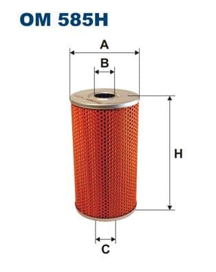 Hydraulfilter - Filter, drifthydraulik FILTRON OM 585H