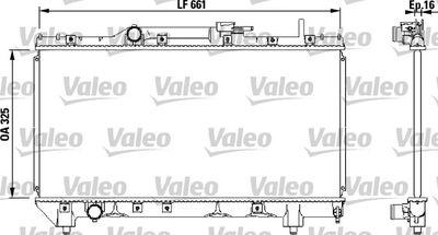 Kylare - Kylare, motorkylning VALEO 731565