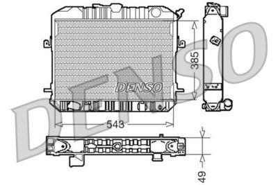 Kylare - Kylare, motorkylning DENSO DRM46200