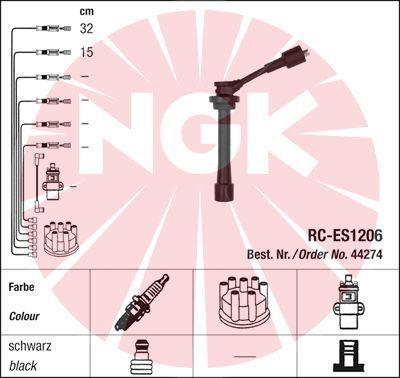 Tändkabel - Tändkabelsats NGK 44274