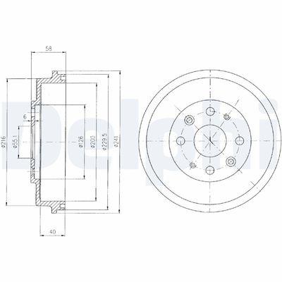 Bromstrummor - Bromstrumma DELPHI BF456