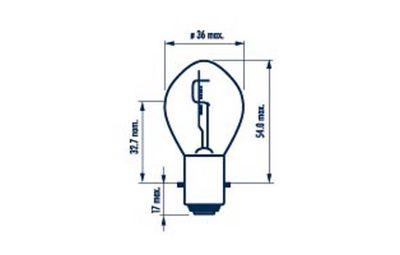 Sökarlampa - Glödlampa, fjärrstrålkastare NARVA 495313000