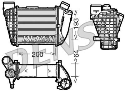 Intercooler - Laddluftkylare DENSO DIT02004