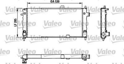 Kylare - Kylare, motorkylning VALEO 883771