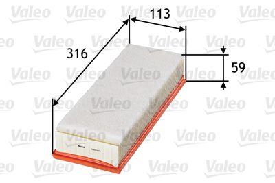 Luftfilter - Luftfilter VALEO 585015