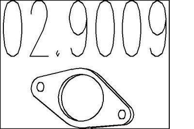Packning, avgassystem - Packning, avgasrör MTS 02.9009