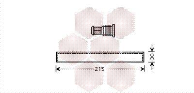 Torkfilter - Torkare,m klimatanläggning VAN WEZEL 5300D416