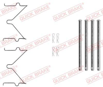 Bromssystem tillbehör - Tillbehörssats, skivbromsbelägg QUICK BRAKE 109-0040