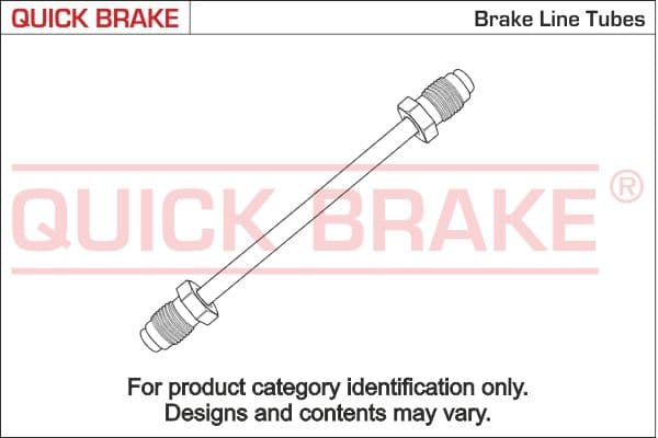 Bromsrör - Bromsledningar QUICK BRAKE CU-3050A-A